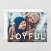 joyeux Noël lettrage urbain carte de vacances (Devant / Derrière)