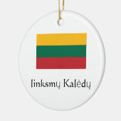 Joyeux Noël Lituanie Ornement (Gauche)