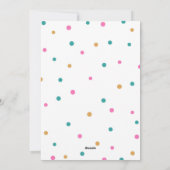 Joyeux Noël Lumières Cartes photos de vacances (Dos)