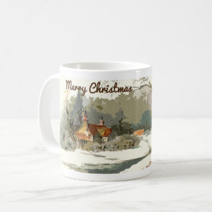 Joyeux Noël - Maison en hiver Mug