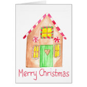 Joyeux Noël Maison en pain d'épices (Devant)