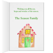 Joyeux Noël Maison en pain d'épices (Intérieur (Droit))