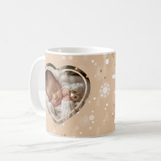 Joyeux Noël maman Mug (Devant gauche)