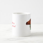 Joyeux Noël Mare! Mug Cheval Drôle (Centre)