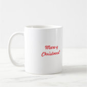 Joyeux Noël Mare! Mug Cheval Drôle (Gauche)