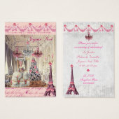 Joyeux Noel Marie Antoinette Château de Versailles (Devant & derrière)