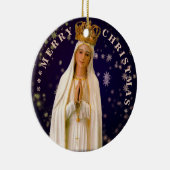 Joyeux Noël| Marie vierge| Ornement céramique (Droite)