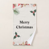 Joyeux Noël Meilleur ensemble de serviettes de bai (Serviette à main)