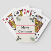 Joyeux Noël Meilleure Cartes de Jeu Classique (dos)