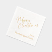 "Joyeux Noël" Message personnalisé fête fériée (Gauche)