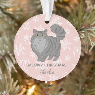 "Joyeux Noël Miaou" Maman Chat Gris Tabby Personna