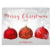 Joyeux Noël mignon Calendrier photo 2025 (Protection)