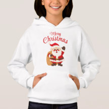 Joyeux Noël Mignon Père Noël Dessin Animé Simple
