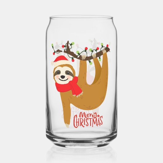 Joyeux Noël mignon Sloth Festidays (Verso)