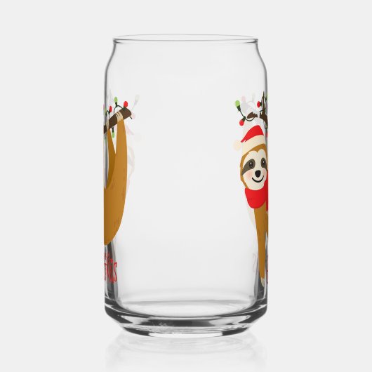 Joyeux Noël mignon Sloth Festidays (Gauche)