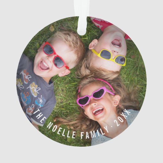 Joyeux Noël mignon visage souriant photo de vacanc (dos)