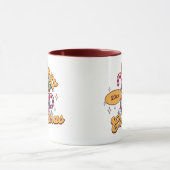 Joyeux Noël mignonne Chocolat chaud Famille de Mug (Centre)