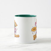 Joyeux Noël mignonne Chocolat chaud Famille de Mug (Centre)