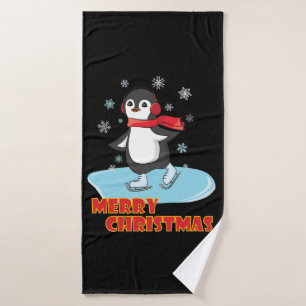 Joyeux Noël mignonne Penguin d'hiver
