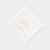 Joyeux Noël minimal en feuille d'or (Droite)