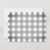 Joyeux Noël minimaliste moderne En vichy Carte pho (Dos)