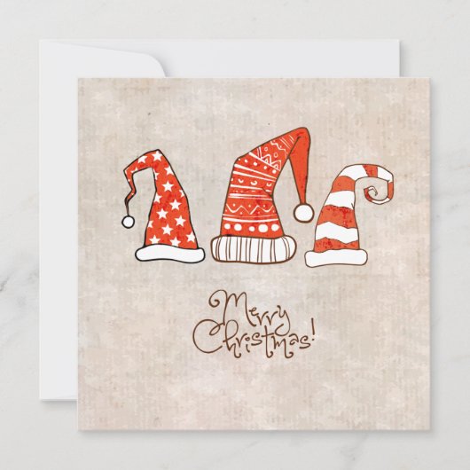 Joyeux Noël Miters Salutation | Carte d'invitation (Devant)