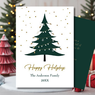 Joyeux Noël moderne Carte de vacances Appartement