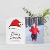 Joyeux Noël moderne Carte photo de Noël (Debout devant)