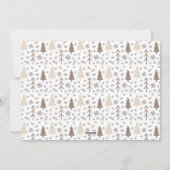 Joyeux Noël moderne Script Photo Carte de Noël (Dos)