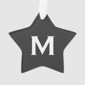 Joyeux Noël | Monogramme de l'ornement étoilé (dos)