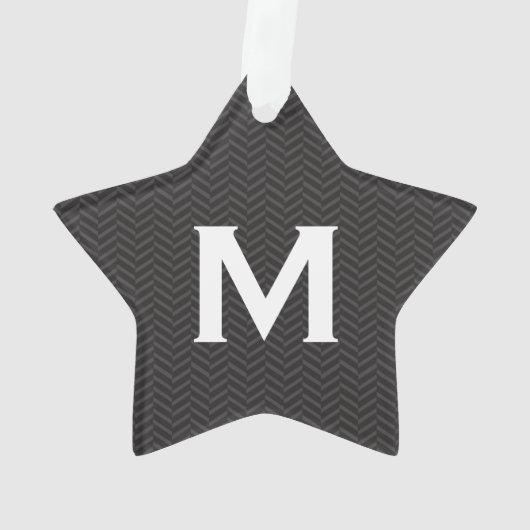Joyeux Noël | Monogramme de l'ornement étoilé (dos)