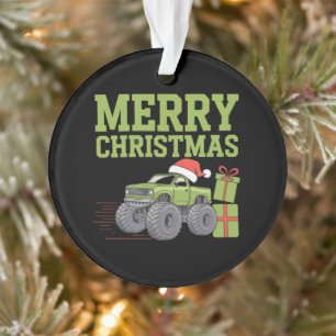 Joyeux Noël Monster Truck Garçons Tout-Petits Xmas