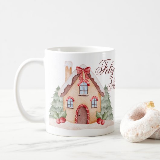 Joyeux Noël Mug (Avec donut)