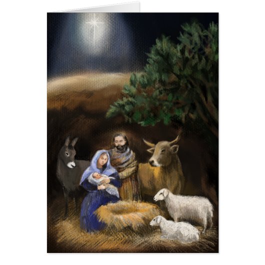 Joyeux Noël nativité (Devant)