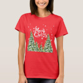 Joyeux Noël Neiges T-shirt Noël (Devant)