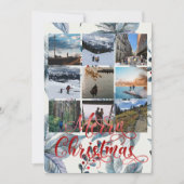 Joyeux Noël Neuf Photo Collage Carte de voeux (Devant)