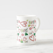 Joyeux Noël, Noel Bone China Mug (Devant droit)