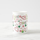 Joyeux Noël, Noel Bone China Mug (Devant)