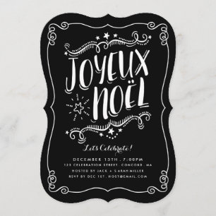 Joyeux Noel Noël Fête de Noël Invitation