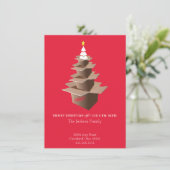 Joyeux Noël Notre nouvelle maison Faire-part mobil (Debout devant)