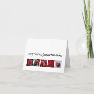 Joyeux Noël - Nouvelle carte de Noël d'adresse