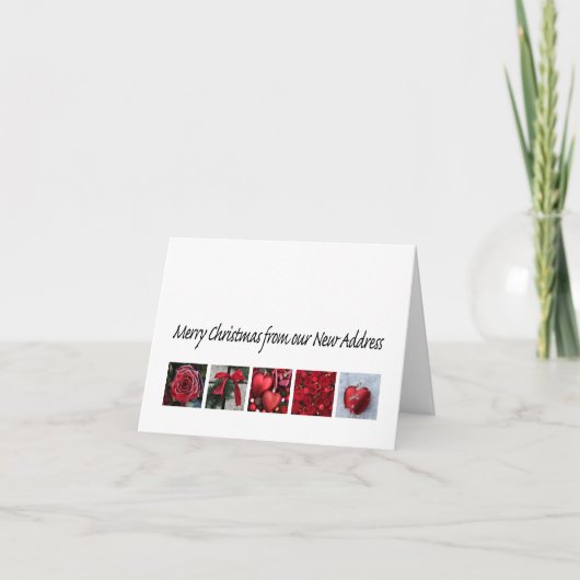 Joyeux Noël - Nouvelle carte de Noël d'adresse (Devant)