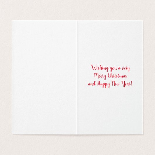 Joyeux Noël Nutcracker Carte de voeux (Inside Unfolded)