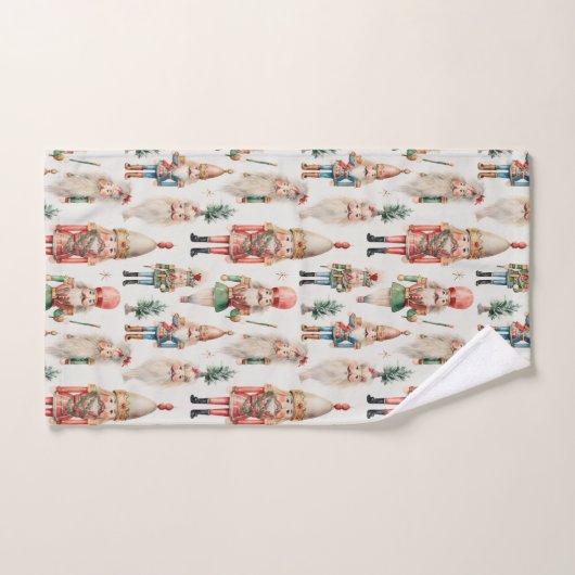 Joyeux Noël Nutcracker Holiday (Serviette à main)