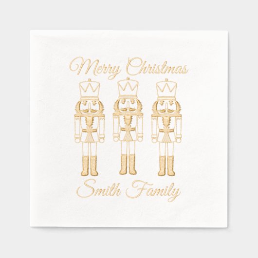 Joyeux Noël Nutcracker Nom de famille (Recto)