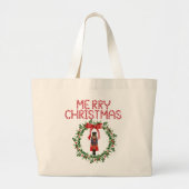 Joyeux Noël, Nutcracker & Sac fourre-tout Red Bow (Devant)
