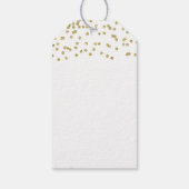 Joyeux Noël or parties scintillant étiquettes cade (Dos)