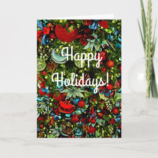 Joyeux Noël Ornament Bling Carte de Noël (Devant)