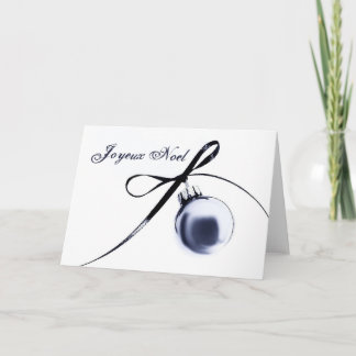 Joyeux Noel Ornament Kaart