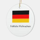 Joyeux Noël Ornement Allemand (Gauche)